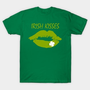 Irish Kisses, St Patrick's day, Irish clover T-Shirt